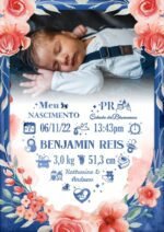 COMBO Quadro Fotos - Nascimento em PSD - Imagem 11