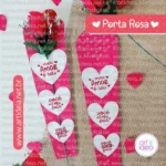 FREEBIE - Porta Rosa Dia dos Namorados (Art Ideia)