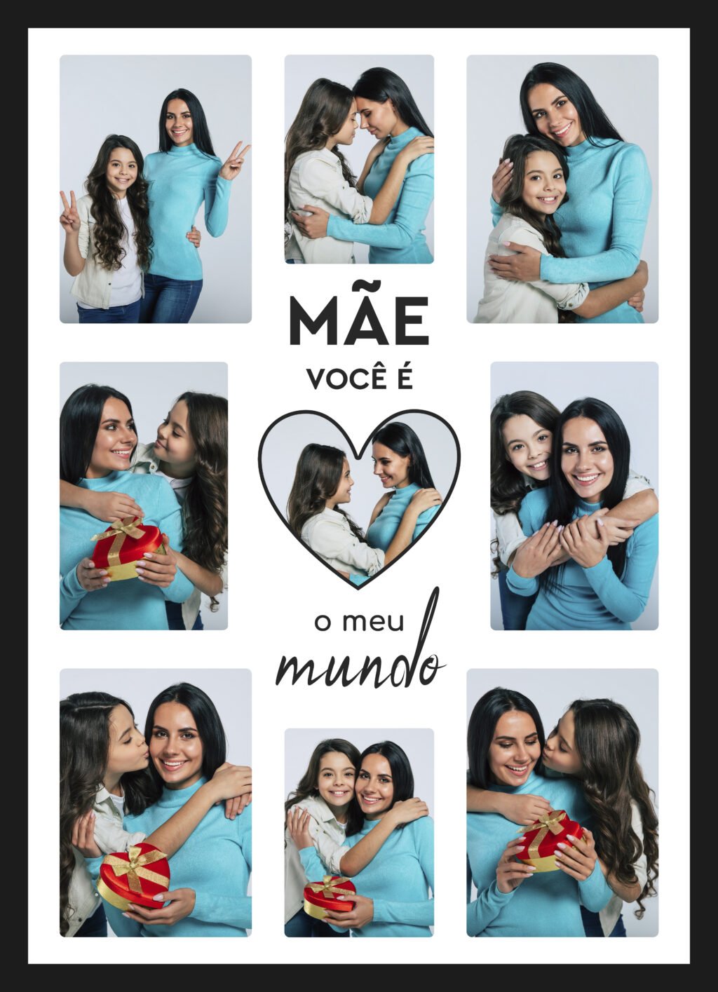 COMBO Quadro Fotos V1 - Dia das Mães em PSD - Imagem 5