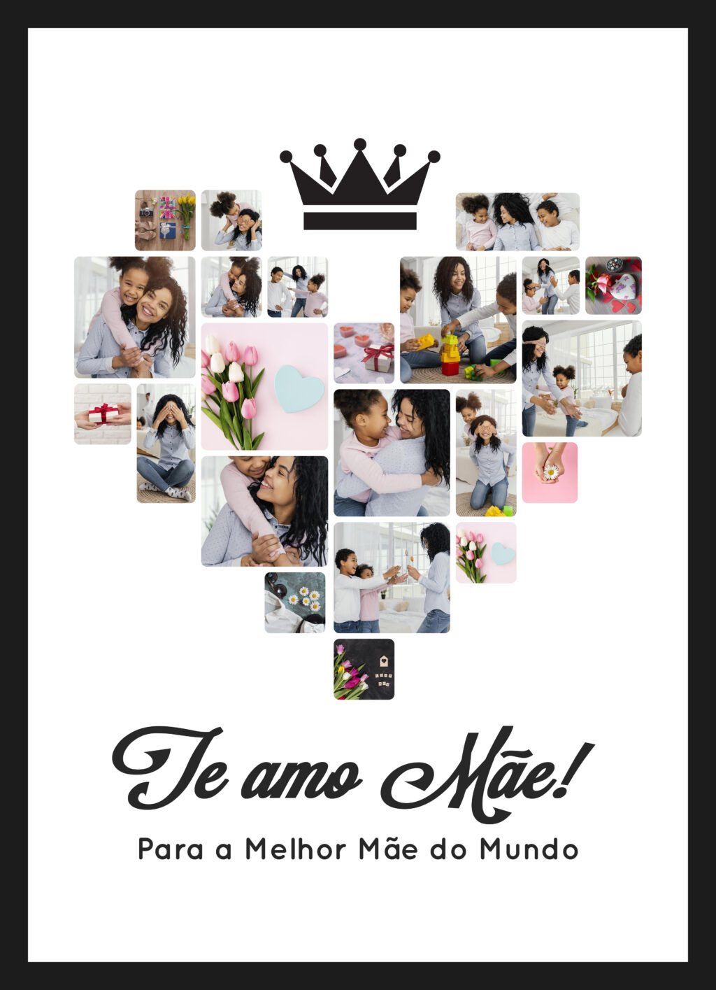 COMBO Quadro Fotos V1 - Dia das Mães em PSD - Imagem 14