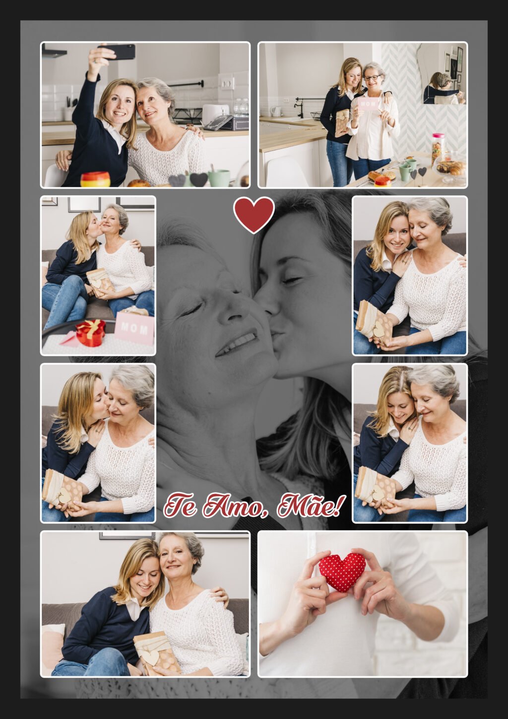 COMBO Quadro Fotos V1 - Dia das Mães em PSD - Imagem 25