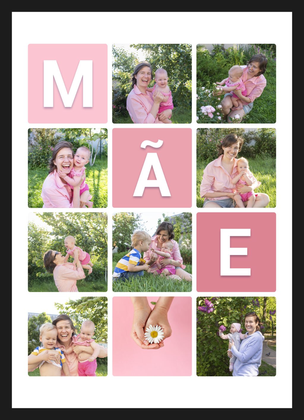 COMBO Quadro Fotos V1 - Dia das Mães em PSD - Imagem 4