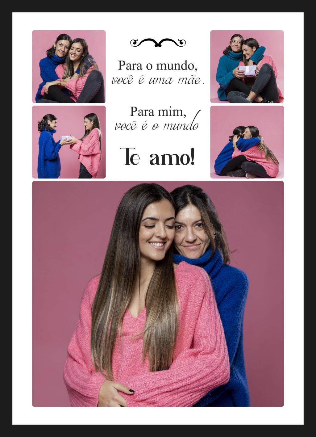 COMBO Quadro Fotos V1 - Dia das Mães em PSD - Imagem 6