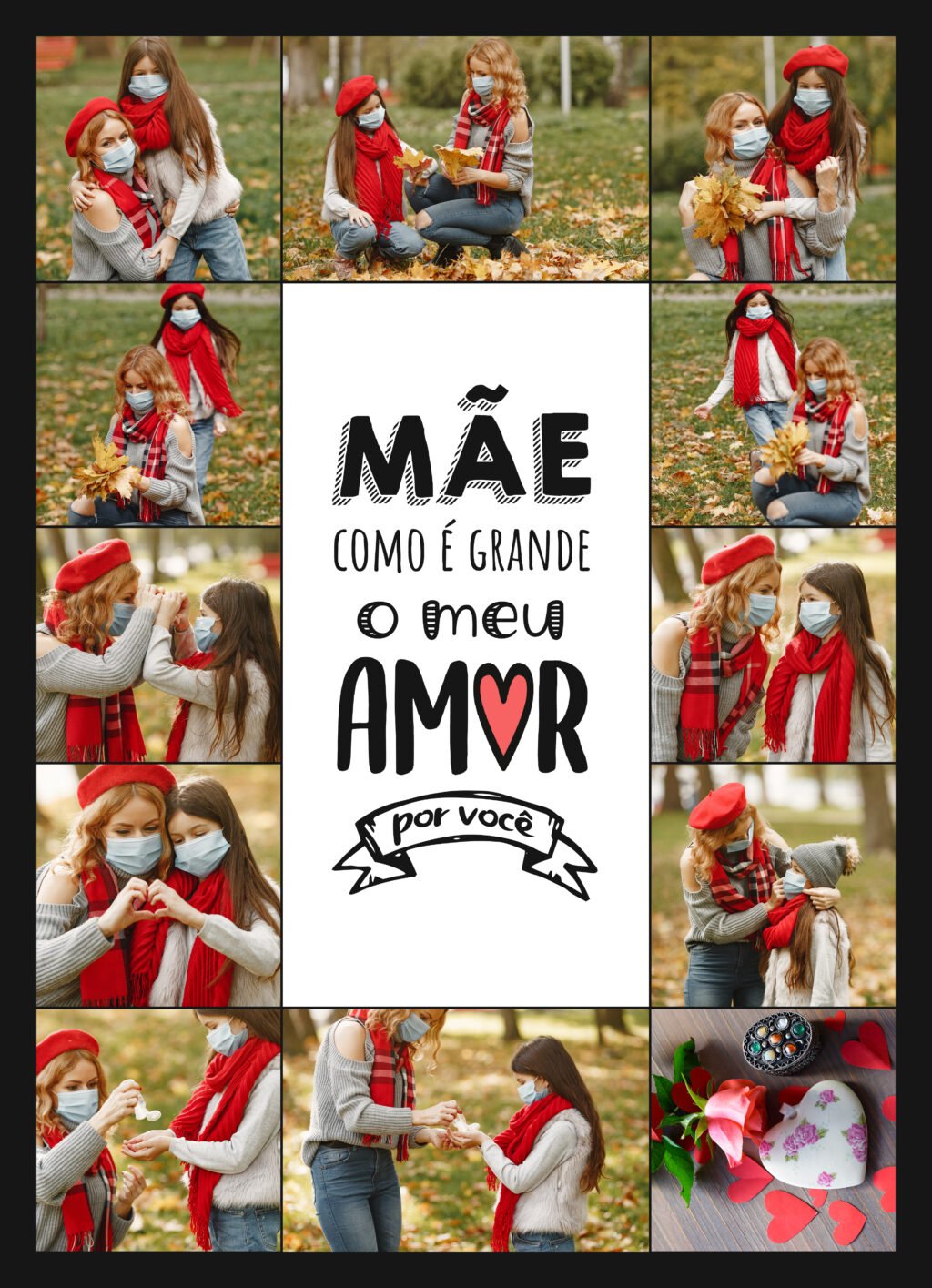 COMBO Quadro Fotos V1 - Dia das Mães em PSD - Imagem 9