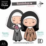 Kit Digital – Santinhas Santa Rita de Cássia + Clara Assis