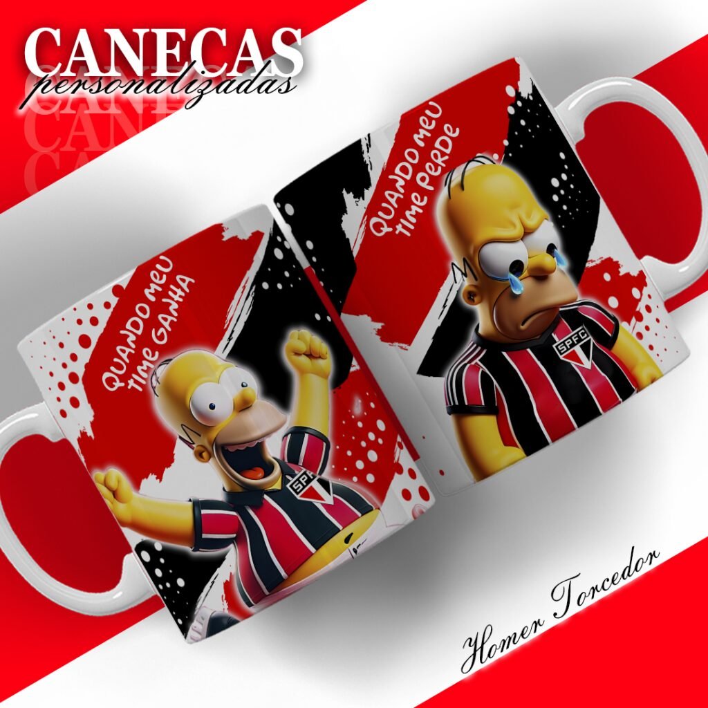 HOMER TORCEDOR - Simpsons (Adilson) - Imagem 19