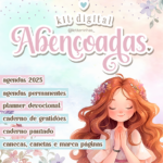 Abençoadas - Kit Digital  | Encadernação (Letterinhas)