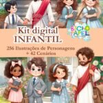 Kit Digital Ilustrações Infantil (Bicho Papel)