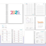 Miolo Agenda Colorida 2025 (Becraft)