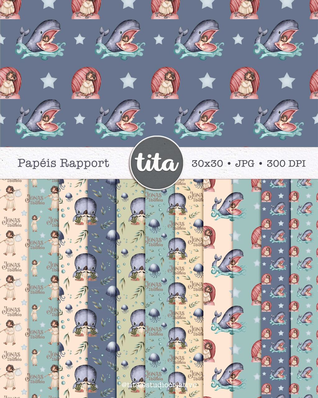 Histórias da Bíblia - Combo Daniel, Jonas e Moises (Tita) - Imagem 2