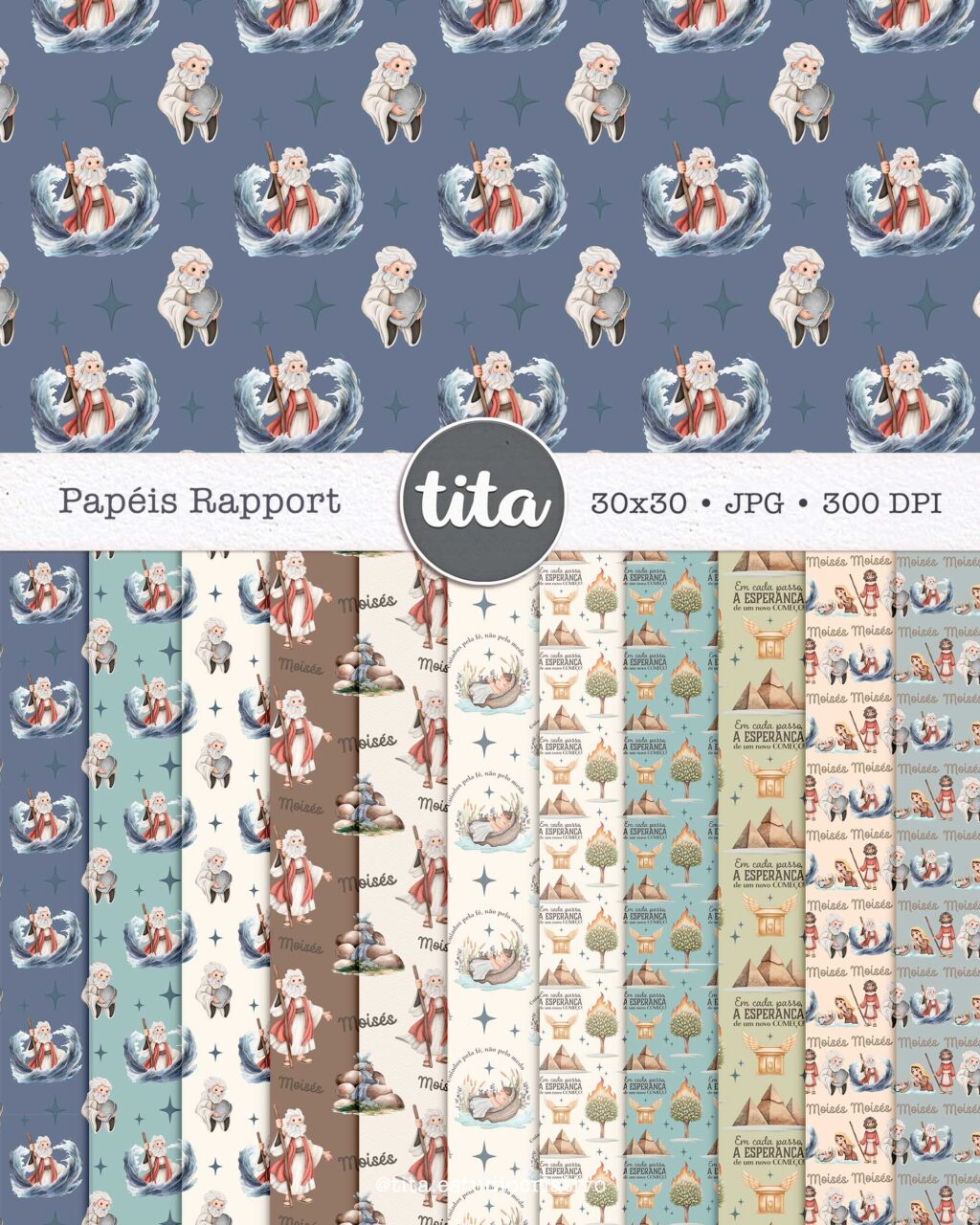 Histórias da Bíblia - Combo Daniel, Jonas e Moises (Tita) - Imagem 8