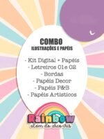 Rainbow - Combo Ilustrações e Papéis (Tita)