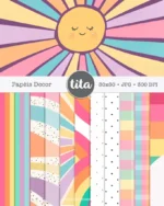 Rainbow - Combo Ilustrações e Papéis (Tita) - Imagem 7