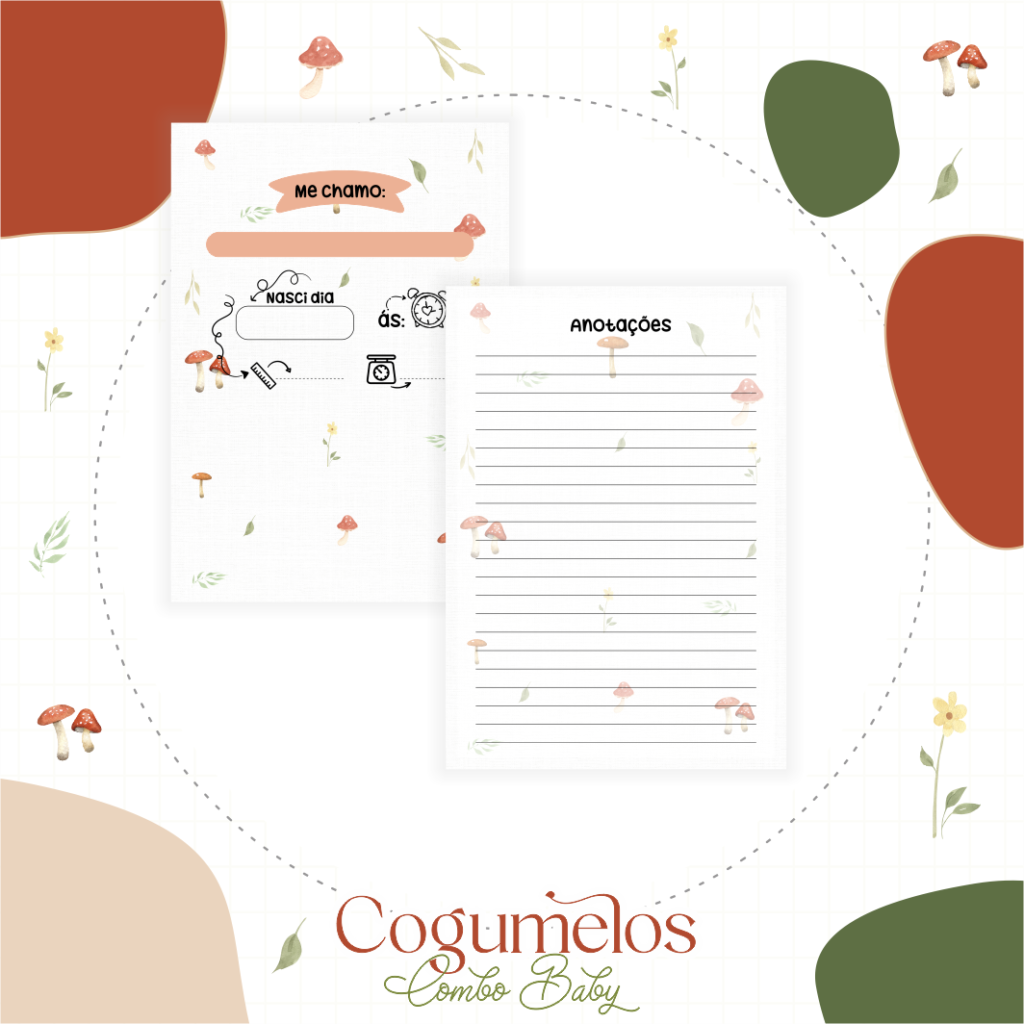 Cogumelos - Kit Maternidade - Imagem 3