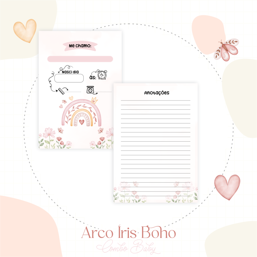Arco Íris Boho - Kit Maternidade - Imagem 3