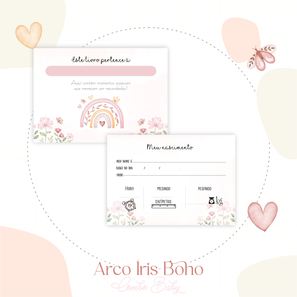 Arco Íris Boho - Kit Maternidade - Imagem 5
