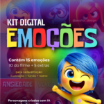 EMOÇÕES - Divertida Mente 2 - Kit Digital (Ana Flor)