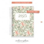 Kit 5 Capas Floral Verde - Imagem 4