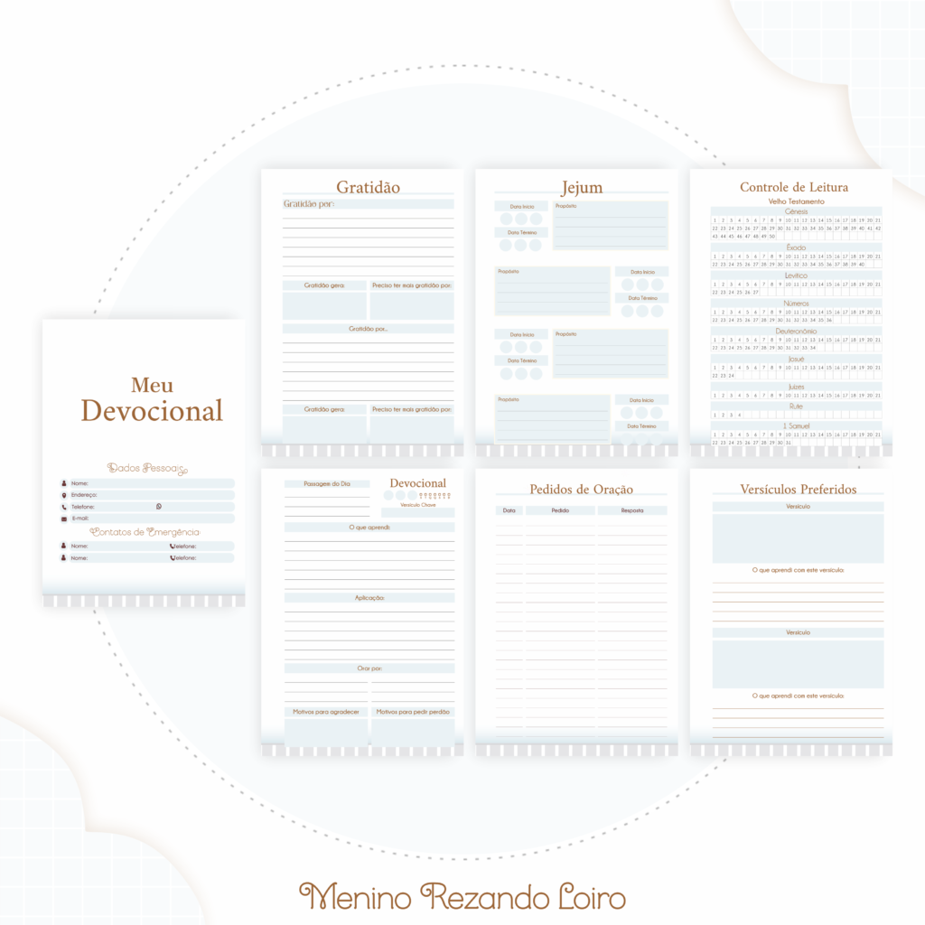 Kit CRISTÃO - Menino Rezando Loiro (Pamella) - Imagem 9