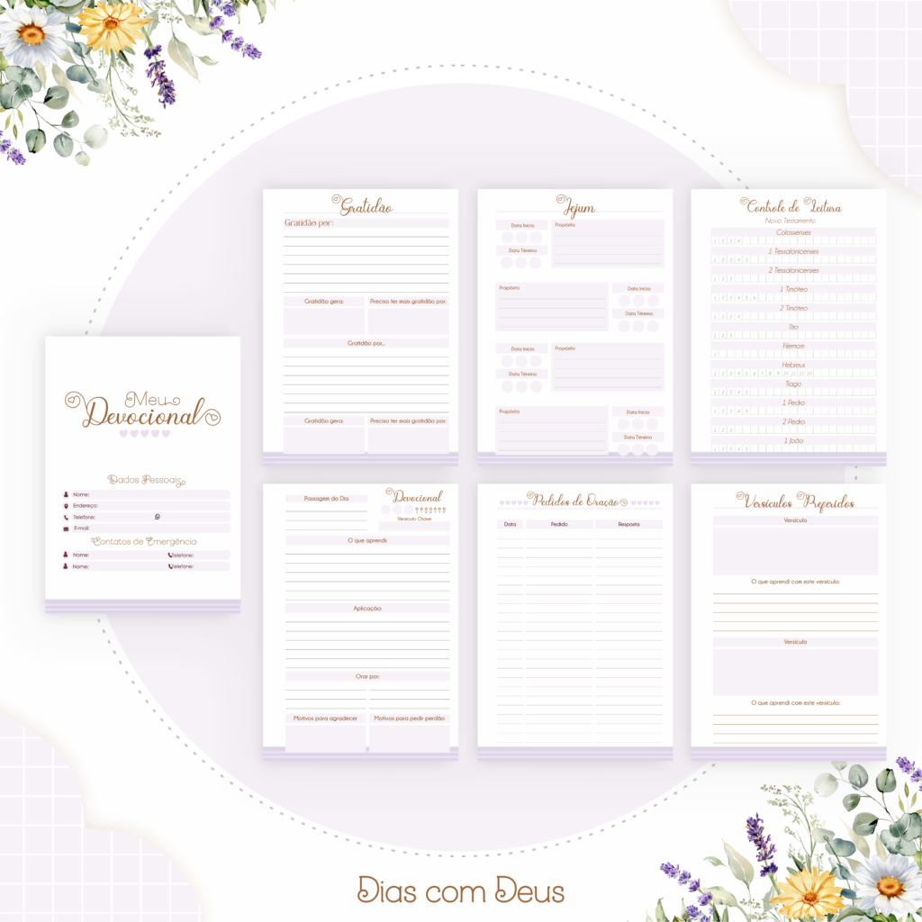 Kit CRISTÃO - Dias com DEUS (Pamella) - Imagem 10