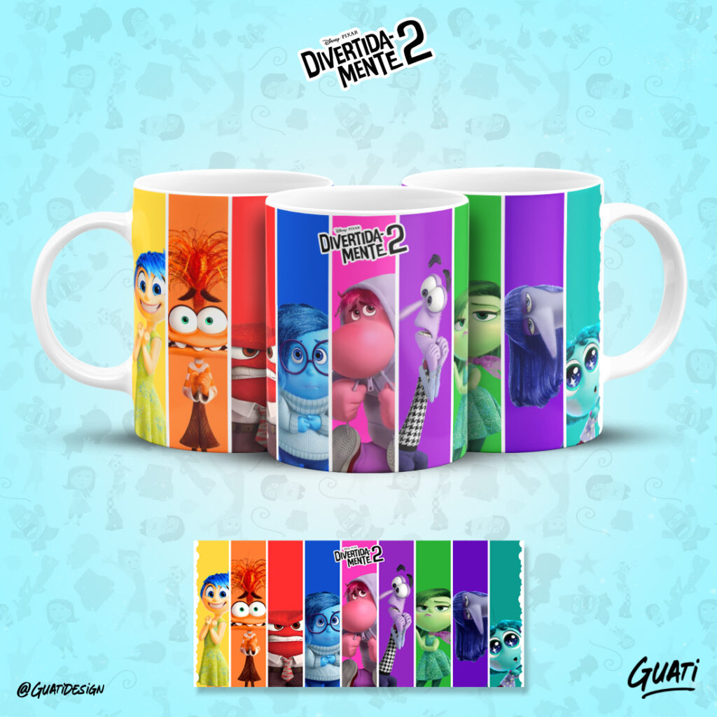 COMBO Divertidamente 2 – Estampas Canecas (Lab51) - Imagem 3