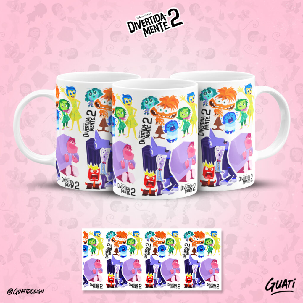 COMBO Divertidamente 2 – Estampas Canecas (Lab51) - Imagem 8