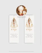 Ilustração Digital Nossa Senhora de Nazaré - Santinhos (Carinas Paper) - Imagem 3