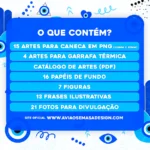 COMBO - Boas Energias - Kit Digital | Artes Canecas (Avião sem Asa) - Imagem 15