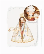 Ilustração Digital Nossa Senhora de Nazaré - Santinhos (Carinas Paper) - Imagem 4