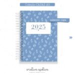 Kit 5 Capas Azul Floral - Imagem 4
