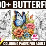 Borboletas - Livro de Colorir