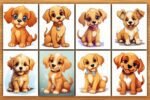 Dogs Cute - Livro de Colorir - Imagem 2