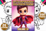 Super Herois - Livro de Colorir