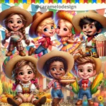 Festa Junina - Kit Digital (Caramelo) - Imagem 2