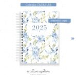 Kit 5 Capas Azul Floral