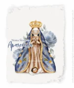 Ilustração Digital Nossa Senhora Aparecida - Santinhos (Carinas Paper) - Imagem 7