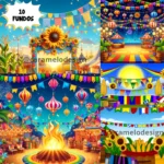 Festa Junina - Kit Digital (Caramelo) - Imagem 3