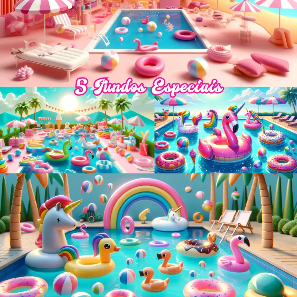 Pool Party Princesas - Kit Digital (Caramelo) - Imagem 2