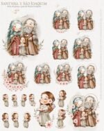 Kit Digital Ilustrações São Joaquim e Santana - Santinhos (Carinas Paper) - Imagem 3