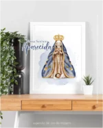 Ilustração Digital Nossa Senhora Aparecida - Santinhos (Carinas Paper) - Imagem 5