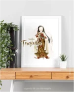 Ilustração Digital Santa Teresinha - Santinhos (Carinas Paper) - Imagem 5