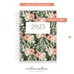 Kit 5 Capas Floral Verde - Imagem 3