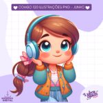 COMBO Digital 120 Ilustrações PNG (Luminous) - Imagem 4