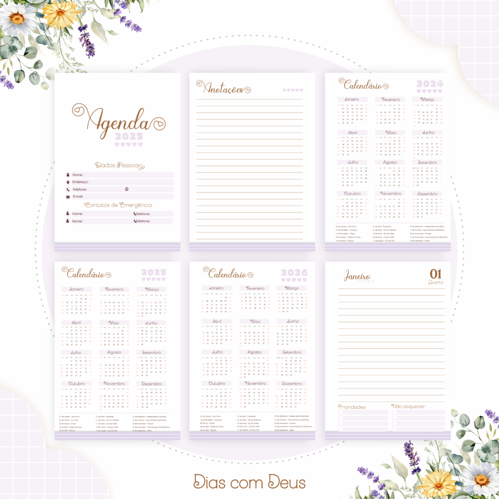 Kit CRISTÃO - Dias com DEUS (Pamella) - Imagem 6