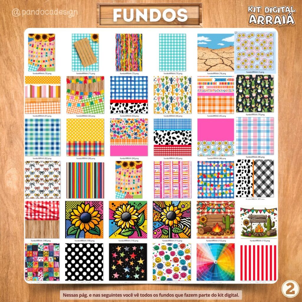 Kit Digital | Mimos - Arraiá Com Nordeste (Pandoca) - Imagem 8