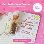 Cartão Potinho Tempero (Art Ideia)