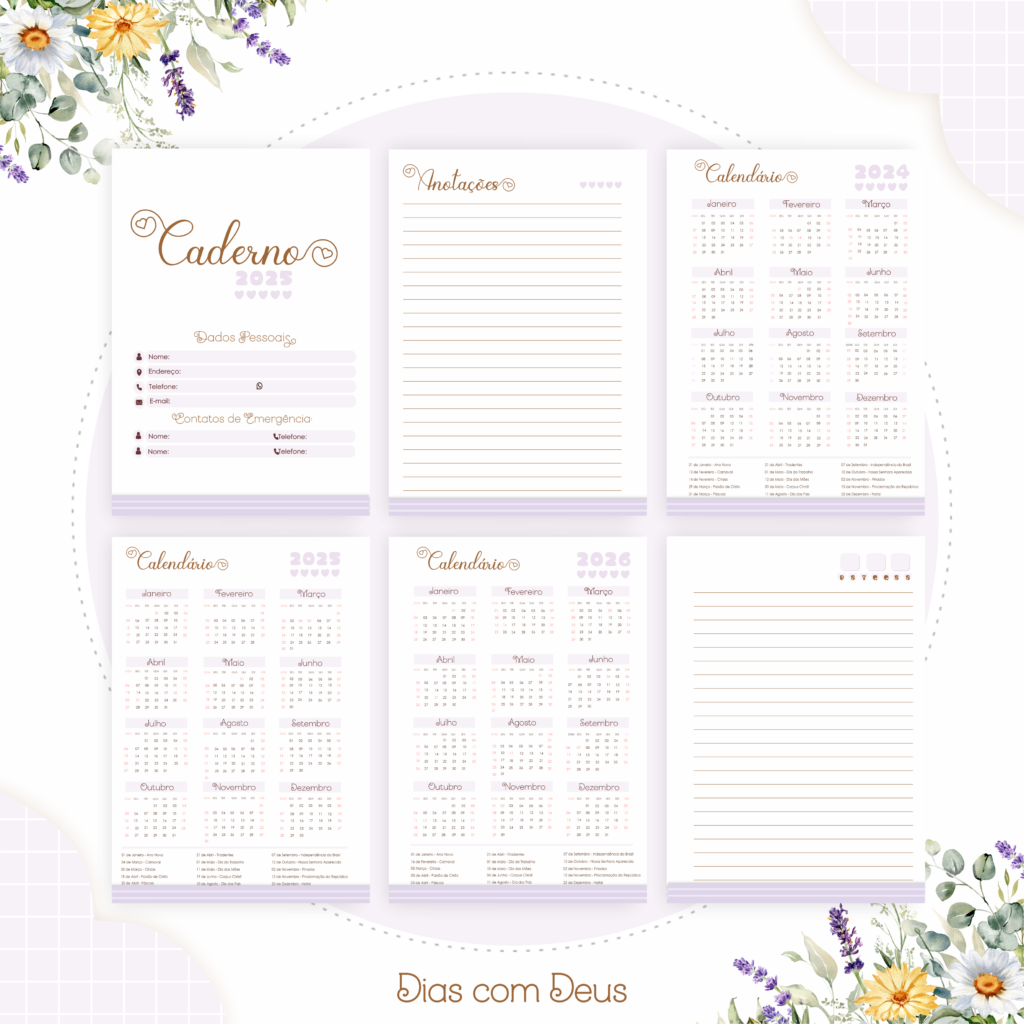 Kit CRISTÃO - Dias com DEUS (Pamella) - Imagem 7