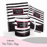 COMBO Poá Preto e Rosa – 5 Modelos (Pamella) - Imagem 6