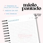 Miolo Pautado 2 modelos