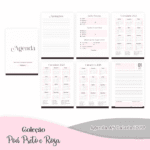 COMBO Poá Preto e Rosa – 5 Modelos (Pamella) - Imagem 7